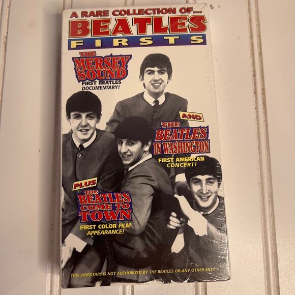 A Rare Collection of Beatles Firsts Documentary Concert Color Film VHS Unopened - Picture 1 of 7